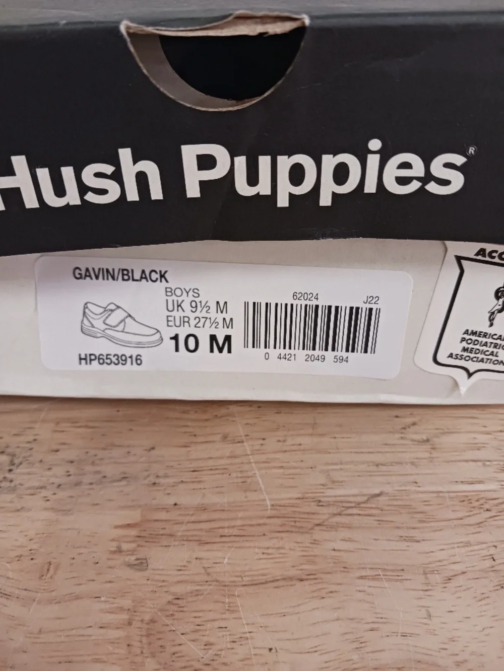 Hush Puppies smooth leather